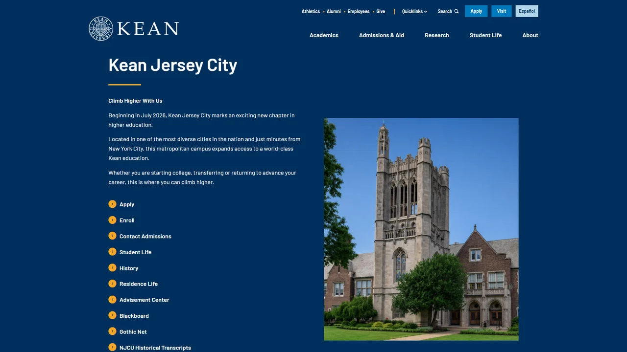 NJCU Registrar's Office - Jersey City, NJ
