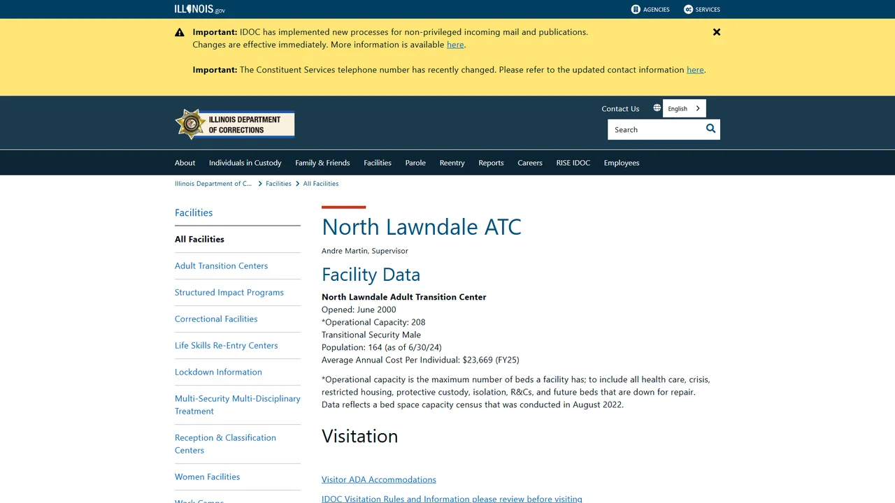 North Lawndale Adult Transition Center - Chicago, IL