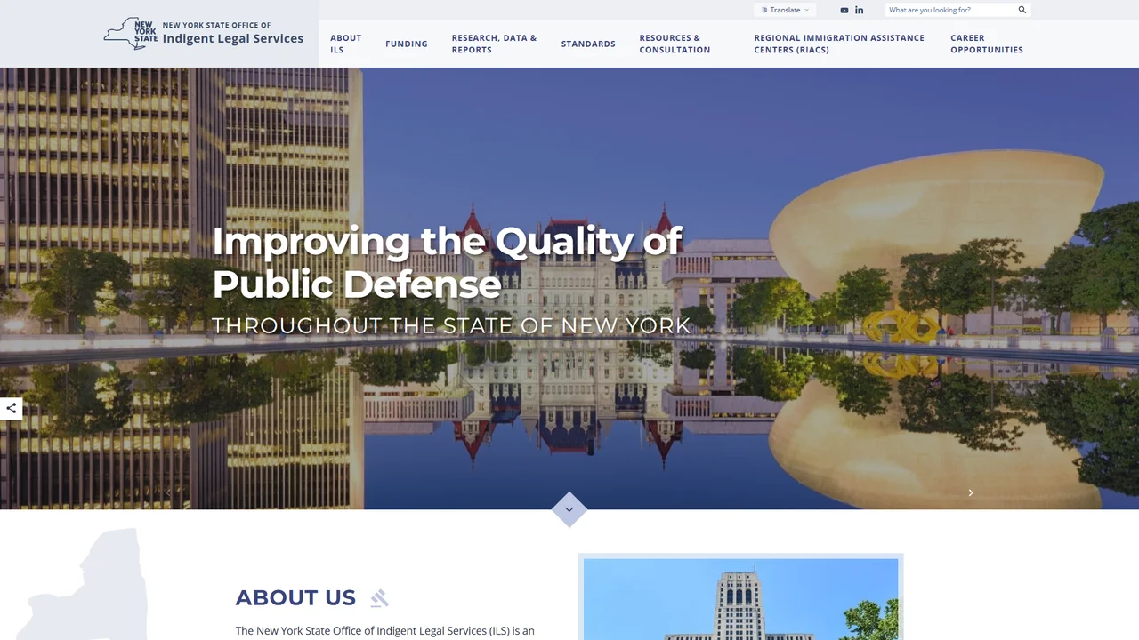 NYS Office of Indigent Legal Services - Albany, NY