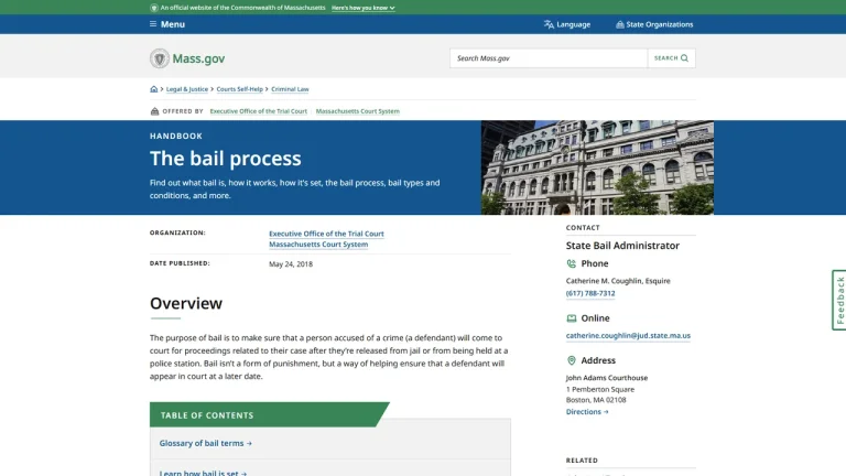 Office of Bail Administration - Boston, MA