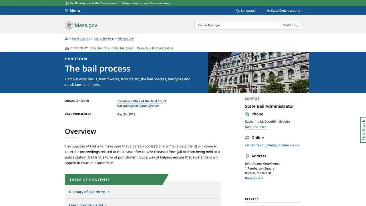 Office of Bail Administration - Boston, MA