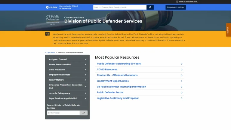 Office of Chief Public Defender - Hartford, CT