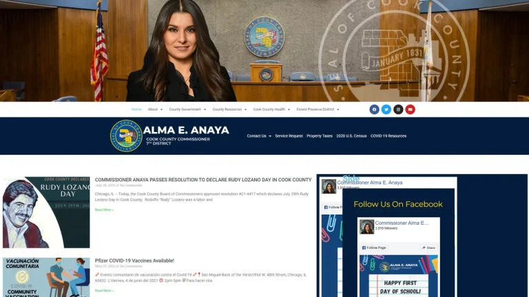 Office of Cook County Commissioner Alma E. Anaya - Chicago, IL