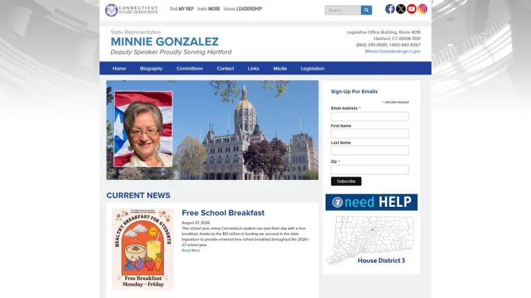 Office of Representative Minnie Gonzalez - Hartford, CT