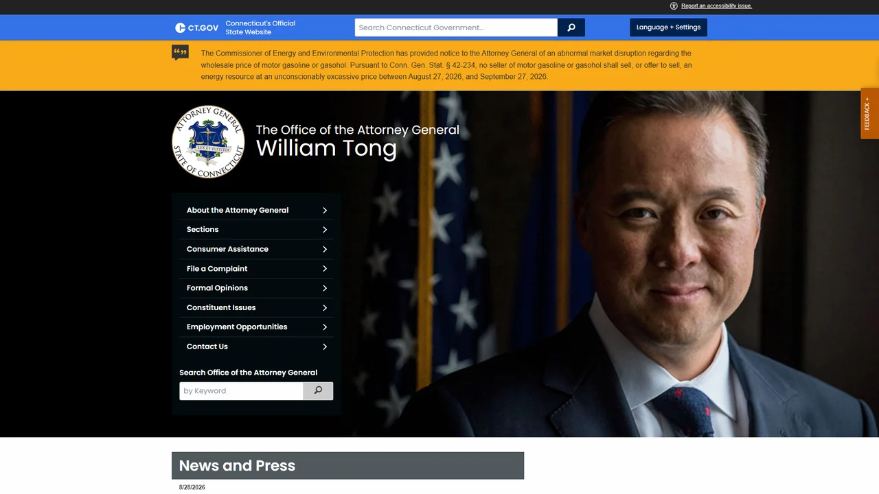Office of the Attorney General - Employment Rights Section - Hartford, CT