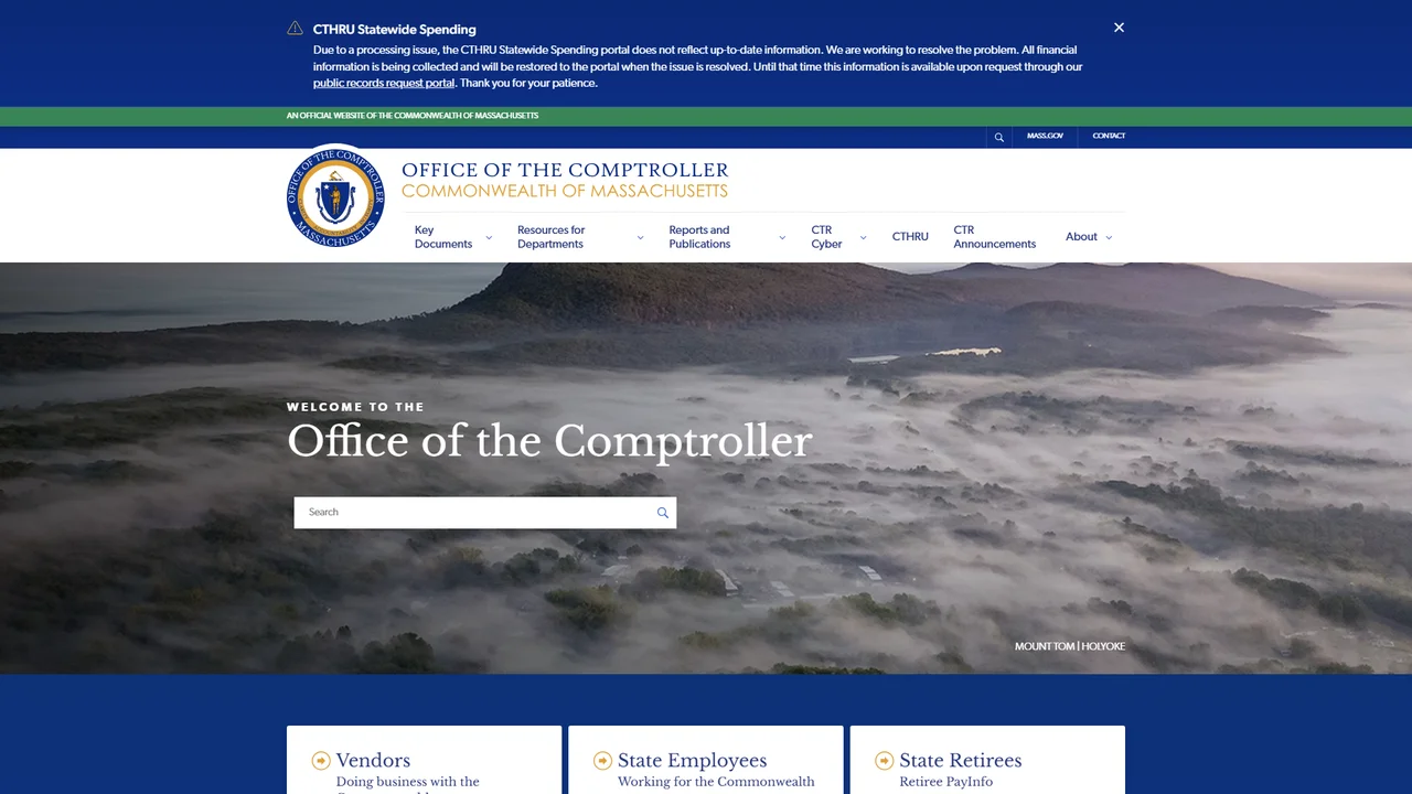 Office of the Comptroller of the Commonwealth - Boston, MA