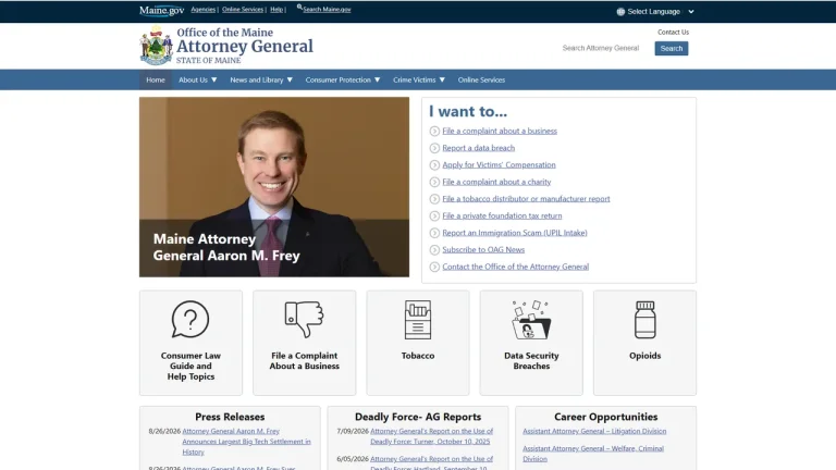 Office of the Maine Attorney General - Augusta, ME