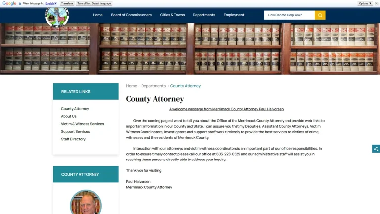 Office of the Merrimack County Attorney - Concord, NH
