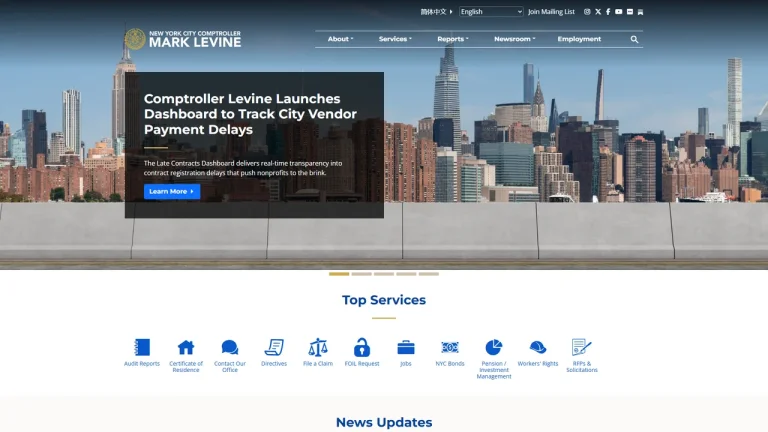 Office of the New York City Comptroller - New York, NY