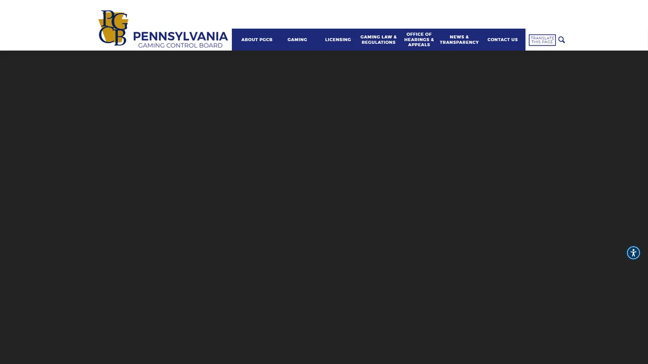 PA Gaming Control Board - Harrisburg, PA