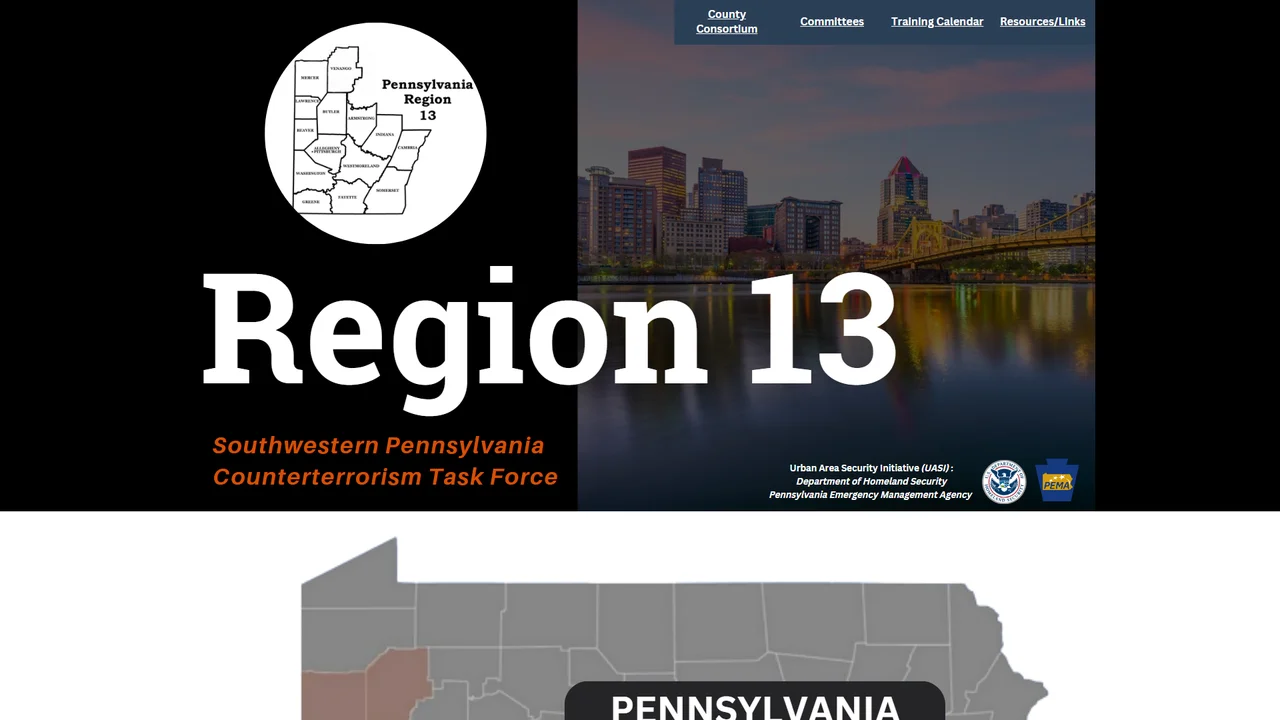 PA Region 13 Task Force (Southwestern PA Counter-Terrorism Task Force) - Pittsburgh, PA