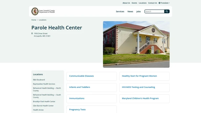 Parole Health Center - Annapolis, MD