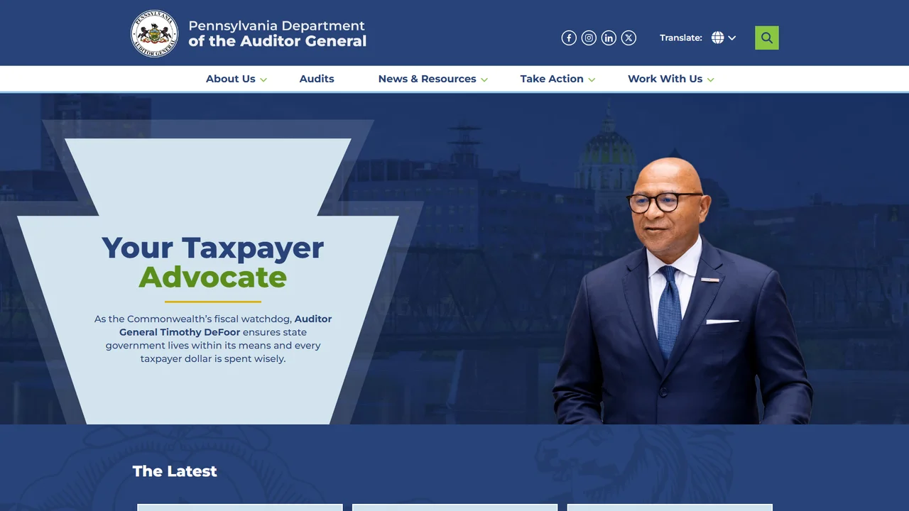 Pennsylvania Auditor General - Pittsburgh, PA