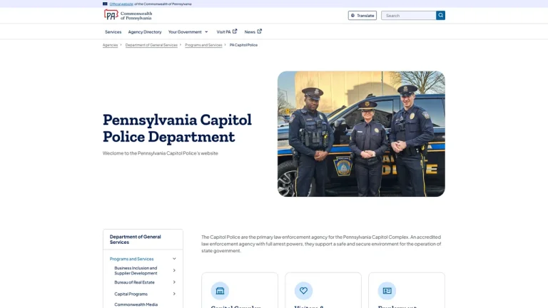 Pennsylvania Capitol Police - Harrisburg, PA