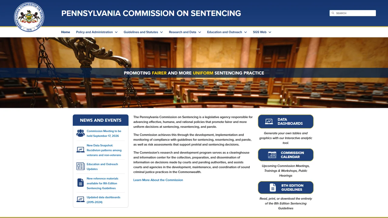 Pennsylvania Commission on Sentencing - Harrisburg, PA