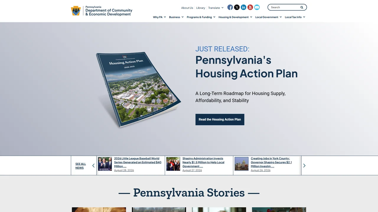 Pennsylvania Department of Community and Economic Development - Harrisburg, PA
