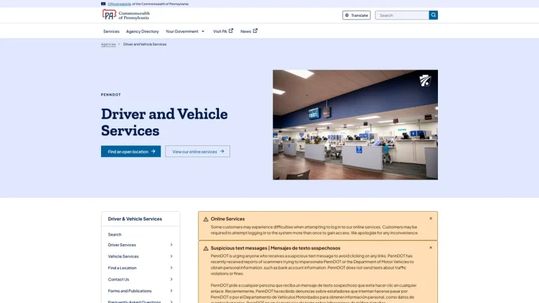 Pennsylvania Department of Transportation Driver License Center - Harrisburg, PA