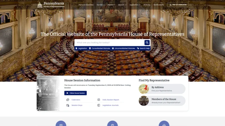 Pennsylvania House of Representatives - Harrisburg, PA