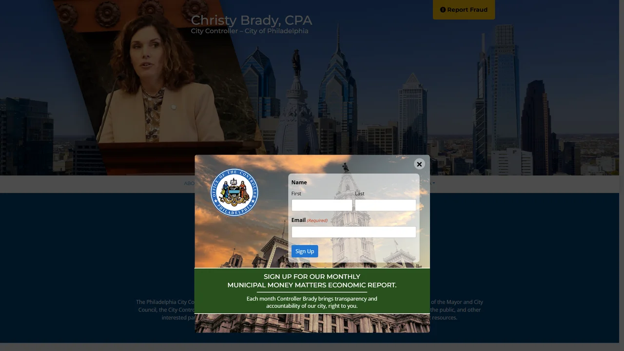 Philadelphia City Controller - Philadelphia, PA