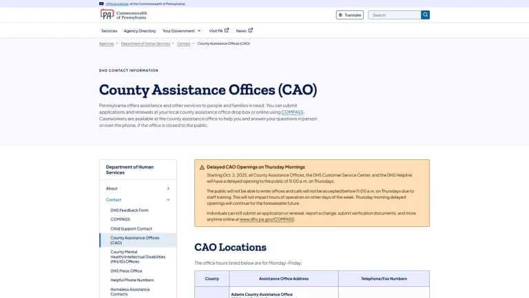 Philadelphia County Assistance Office - Philadelphia, PA