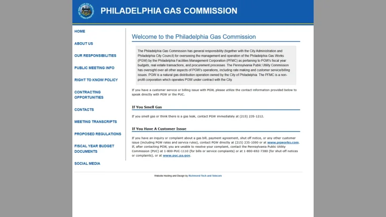 Philadelphia Gas Commission - Philadelphia, PA