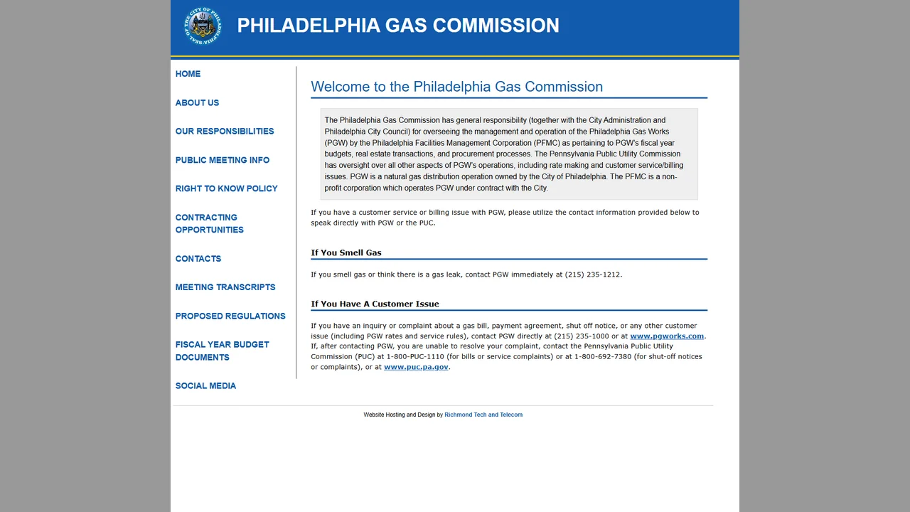 Philadelphia Gas Commission - Philadelphia, PA