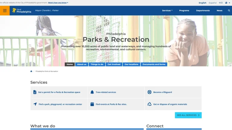Philadelphia Parks & Recreation - Philadelphia, PA