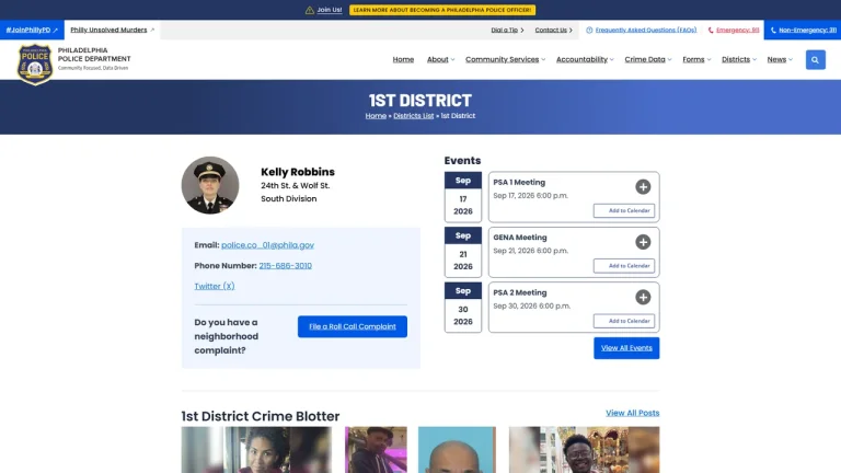 Philadelphia Police First District - Philadelphia, PA