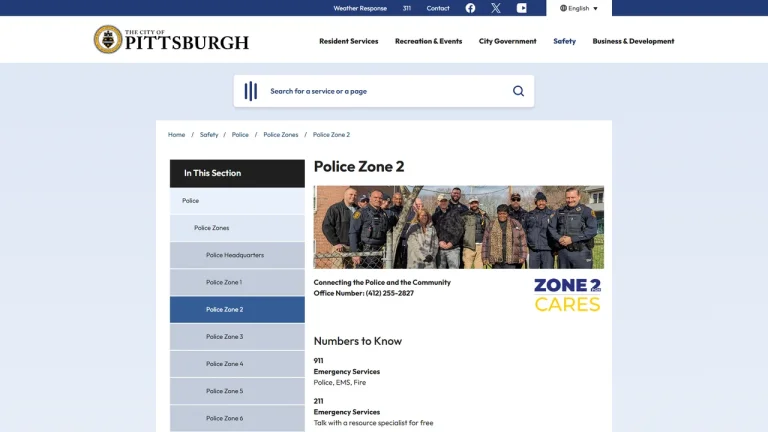 Pittsburgh Bureau of Police Zone 2 Station - Pittsburgh, PA