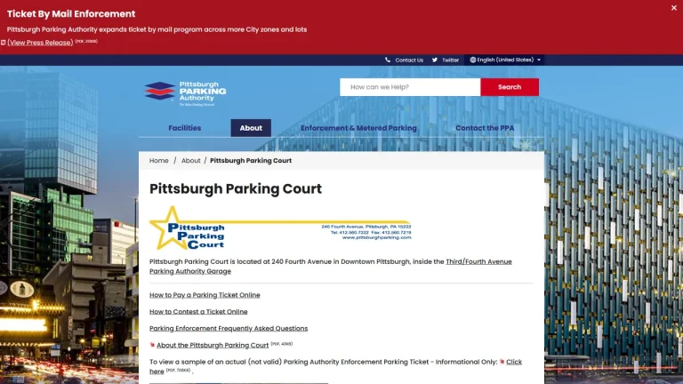Pittsburgh Parking Court - Pittsburgh, PA