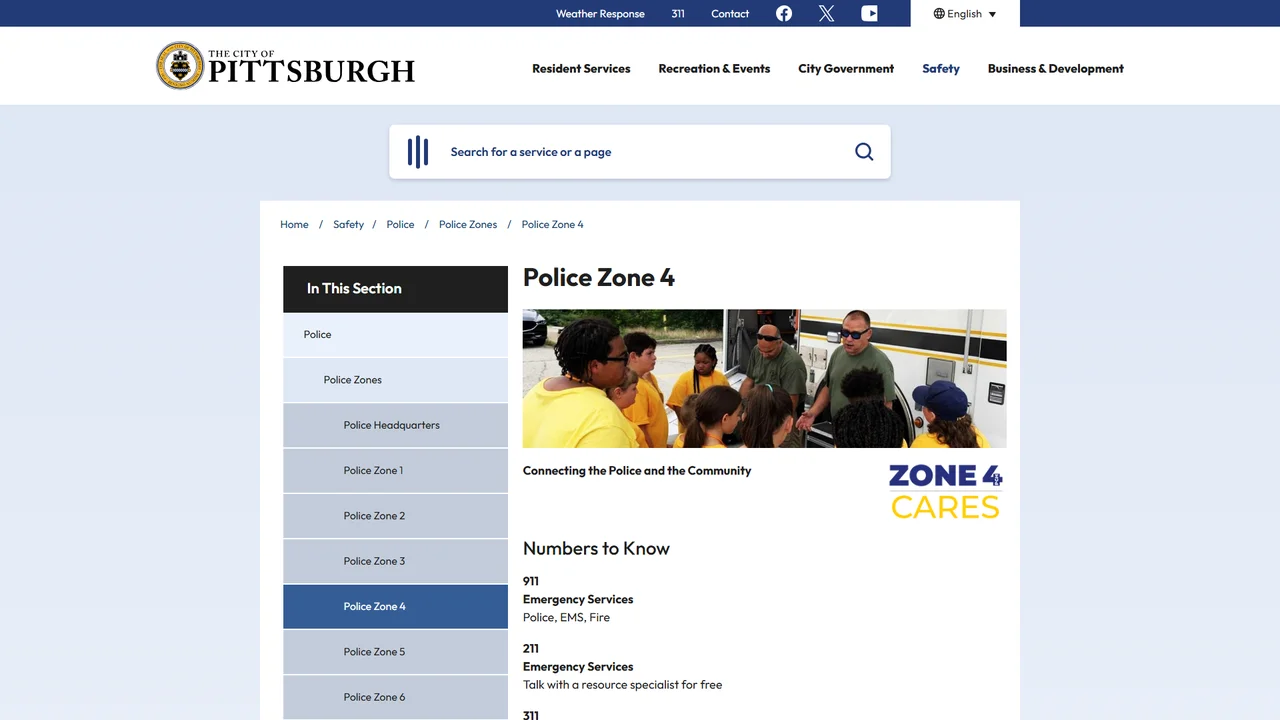 Pittsburgh Police Department Zone 4 Station - Pittsburgh, PA