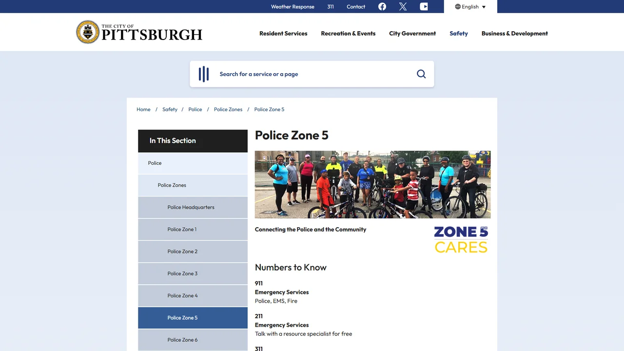 Pittsburgh Police Department Zone 5 - Pittsburgh, PA