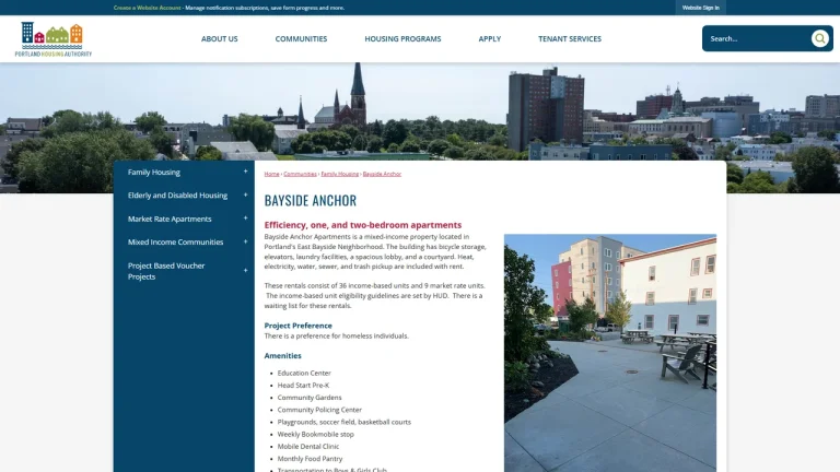 Portland Housing Authority - Bayside Anchor Office - Portland, ME
