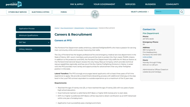 Portland Social Services Department - Portland, ME