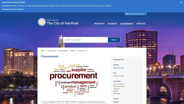 Procurement Services Unit - Hartford, CT