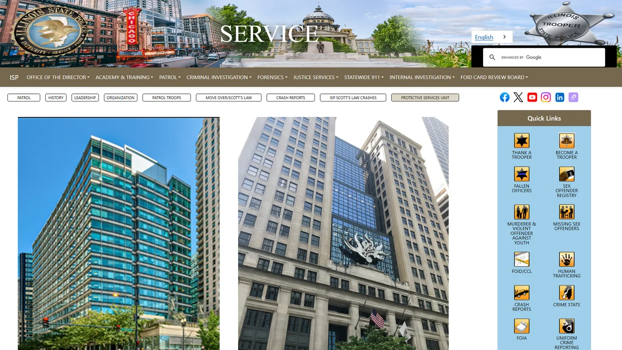 Protective Services Unit - ISP - Chicago, IL