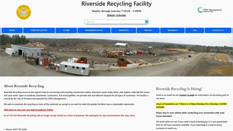 Riverside Recycling Facility - Portland, ME