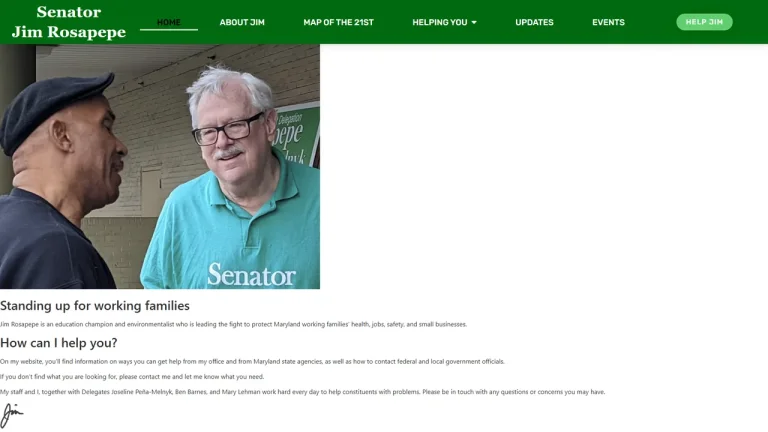 Senator James Rosapepe - Annapolis, MD