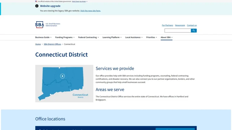 Small Business Administration - Connecticut District Office - Hartford, CT