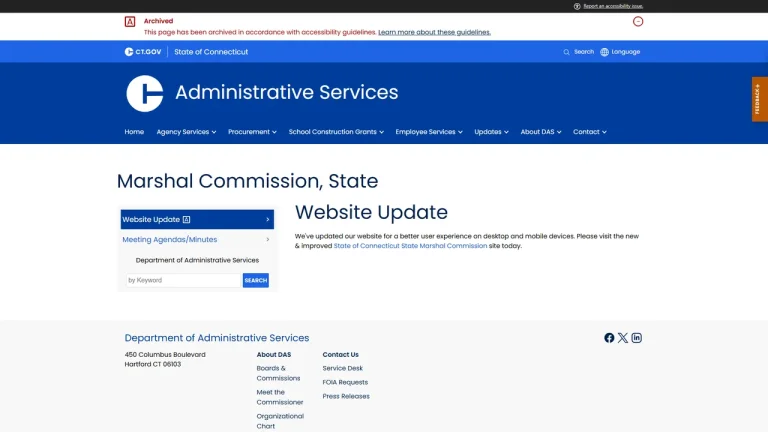 State Marshal Commission - Hartford, CT