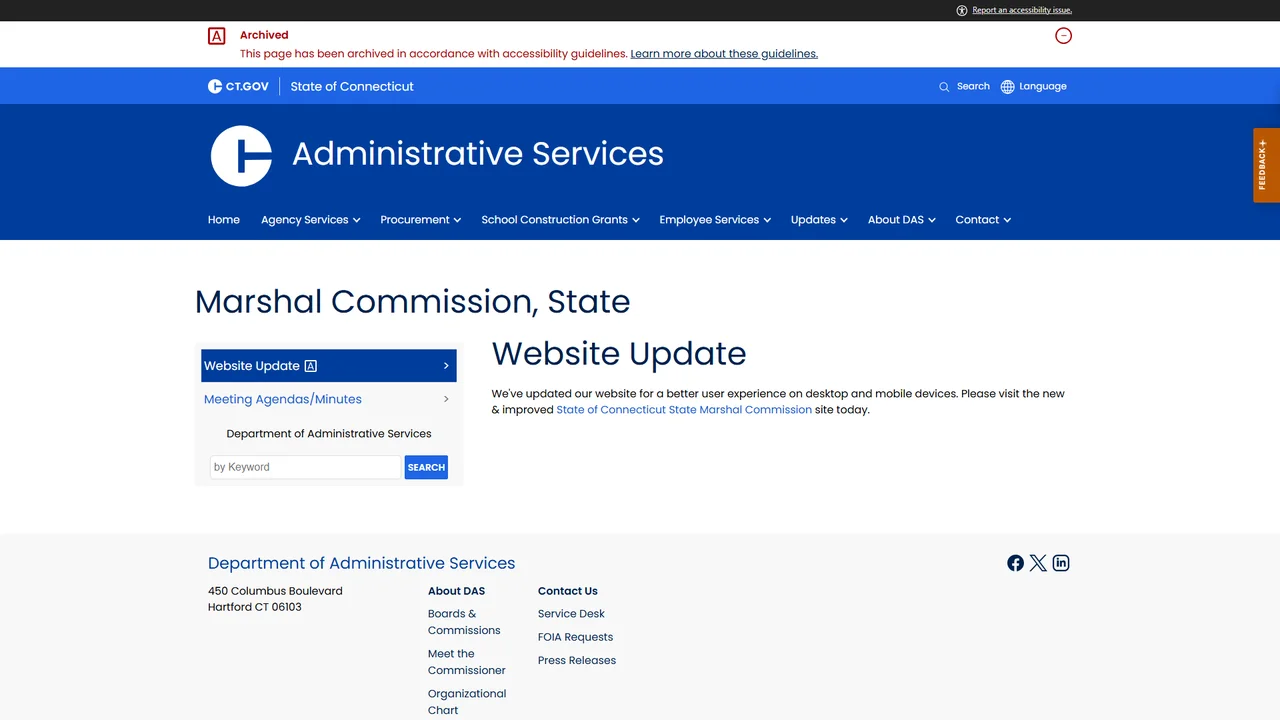 State Marshal Commission - Hartford, CT