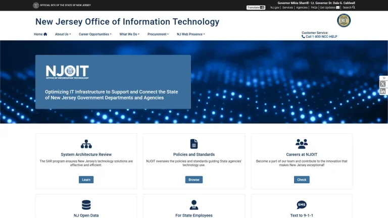 State of New Jersey - Office of Information Technology