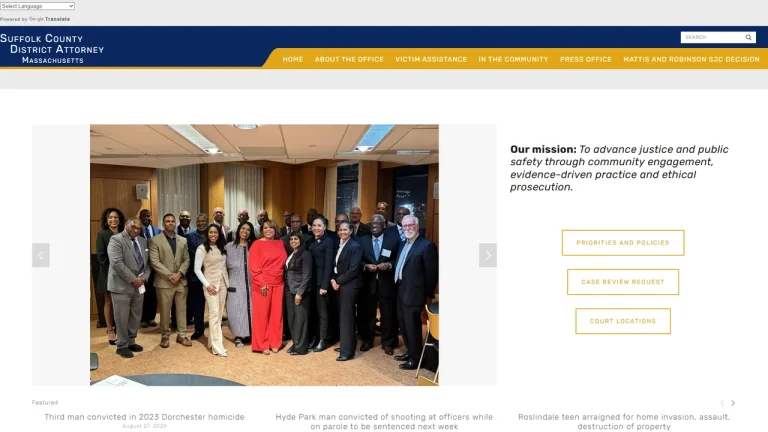 Suffolk County District Attorney - Boston, MA