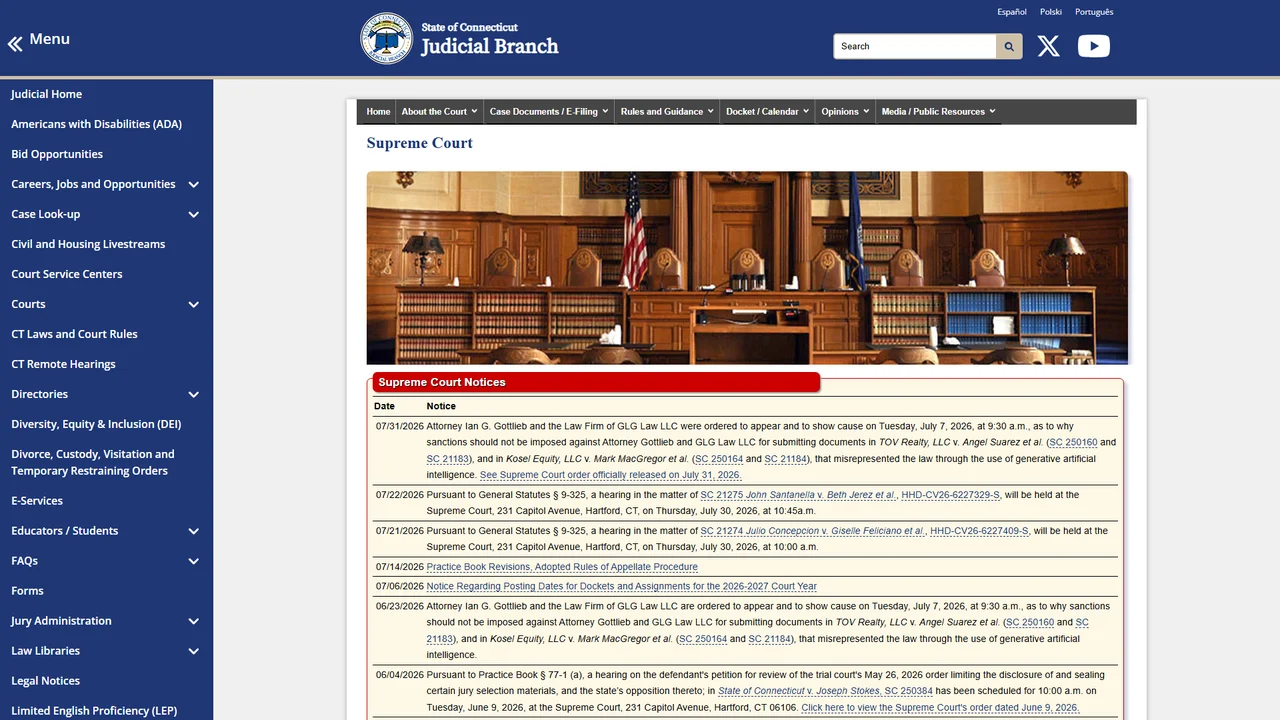 Supreme Court of Connecticut - Hartford, CT