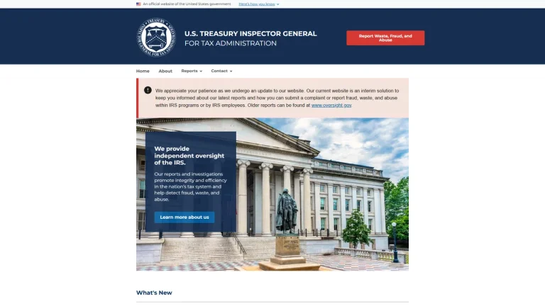 Treasury Inspector General (TIGTA) - Boston, MA