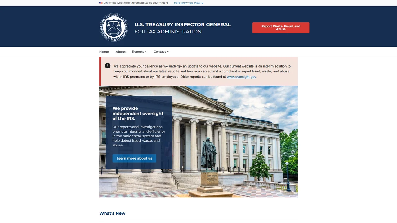 Treasury Inspector General (TIGTA) - Boston, MA