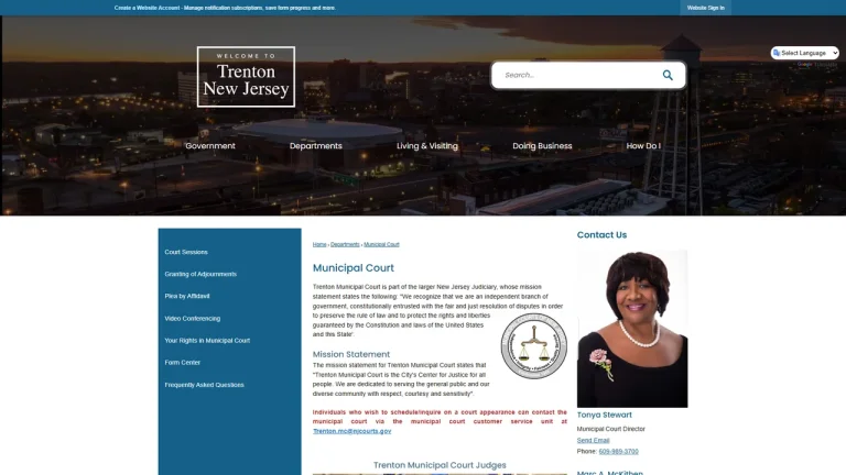 Trenton Municipal Courts