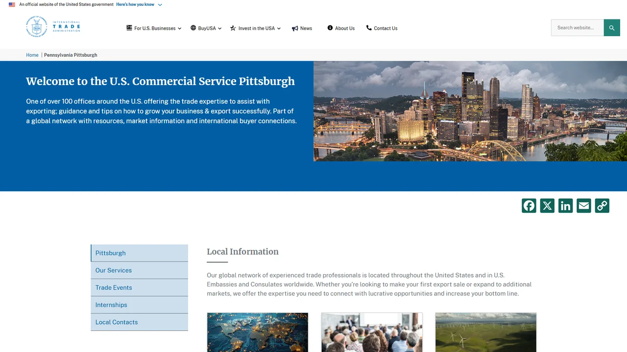 U.S. Commercial Service - Pittsburgh (Federal Building) - Pittsburgh, PA