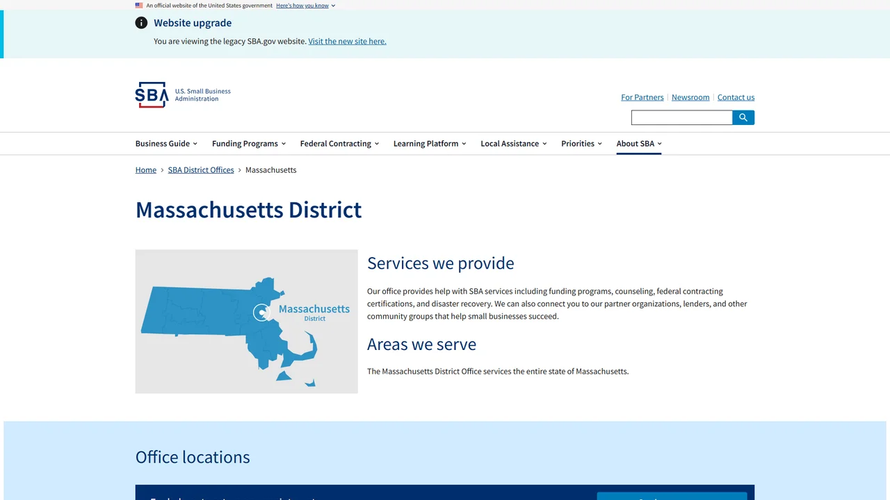 U.S. Small Business Administration - Boston, MA