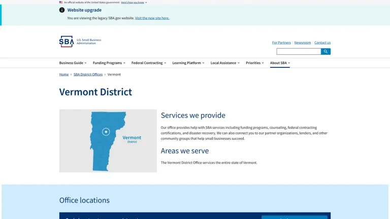 U.S. Small Business Administration - Montpelier, VT